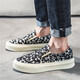 Dkcci viejos zapatos de tela Beijing zapatos de tela informal ligero y transpirable para hombres un pie pedaling zapatos casuales perezosos hombres negros 42