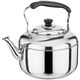 Subo 304 stainless steel extra thick whistle kettle induction cooker gas stove general boiling kettle large capacity thickened 1ml No. 4 kettle 201 approximately 6Jin Jin equals 0.5kg thickened version 4L (inclusive)-6L (inclusive)