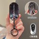 Ewitgo24款奔驰e300l钥匙套c260l女a200l男glc300l扣gla glb220 gle包壳 A款【渐变樱花粉】皮绳款