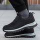 Zulijian Master Old Men's Autumn Thickened Casual Shoes Soft Sole Anti-Slip Leather Surface Older Stroller Women 9207 Black Men's Spring and Autumn Style One-Step 41