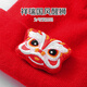 Youqi baby hat newborn baby New Year red New Year lion awakening hat autumn and winter chimney door keeping warm and stylish