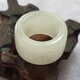 Ya Ge Boutique Jewelry Jade Xiuyan Ring Ring Handmade Jewelry Men's Literary Decoration Light Green 723 Model Inner Diameter 22.9mm Height 28mm Very
