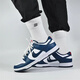 Nike (Nike) Dunk Low Männer mit niedrigem Top Leichter, bequem bequeme einfache einfache Nicht-Schlupf-Anti-Schale-Casual-Sport-Klassiker Ever-Match-Schuhe DD1391-400 Weiß und Blau 40 (250 mm)