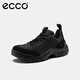 ECCO men's sports outdoor grippy wear-resistant thick-soled outdoor cross-country shoes cross-country 822354 black 40 HL