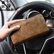 
Kangaroo (KANGAROO) boutique men's clutch bag long wallet simple large capacity wallet casual handbag new zipper men's double bag black
