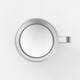 MUJI stainless steel double-layer mug large capacity male and female office student water cup tea cup coffee cup silver 490ml