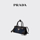 PRADA/Prada Gift Women's Prada Bonnie Mini Denim Denim Handbag Blue/Black