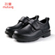 Shepherd boy's black leather shoes spring and autumn boy's shoes campus performance leather shoes casual and versatile little gentleman's etiquette shoes Gentleman's black 33