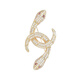 Marco Bizzarri European and American style brooch, fashionable winding snake-shaped brooch, high-end women's high-end light luxury snake animal zodiac corsage, anniversary gift to girlfriend, best friend's birthday, New Year's gift