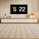 Pashaman Log Style Style Massivholz TV-Schrank Schrank Aufbewahrungsschrank integrierter Wand Wohnzimmer Haushalt Einfacher Bodenschrank 6189y [Log Style Solid Wood] 2,4-Meter-TV-Schrank Designer Neues Modell