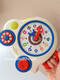Children's Learning Clock Early Education Toy Music Learning Machine Time Enlightenment Baby Toy 1-3 Years Old Clock Enlightenment Early Education Machine English Version