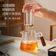Mudye teapot glass tea set set tea separation cup thickened heat-resistant high borosilicate small teapot office for single person