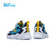 361 children's shoes Children's running shoes Four seasons for boys and girls 3-14 years old to boost technology knob running shoes Blue 34