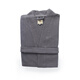 Grace antibacterial anti-mites bathrobe pure cotton water-absorbing bathrobe simple home sweat steaming suit waffle men's and women's sleeping gown