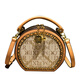 Sac à carres de vache de marque Hong Kong Sac pour femmes Sac de cylindre rétro Sac à épaule lettre de mode sac à corps crossbody sac petit sac