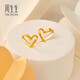 Chow Sang Sang Gold Earrings A Pair of Pure Gold Heart-Shaped Earrings as a Gift 68738E Pricing