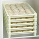 Rihe Sheng Tang dumpling storage box refrigerator dumpling tray multi-layer dumpling quick-freezing box commercial household dumpling box dumpling placement tray dumpling tray-5 layers 5 layers