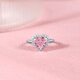 Saturday Fortune (ZLF) S925 silver jewelry ring for female fans love fashion niche design ring bracelet gift gift T No. 12