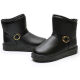 
Warm snow boots for women military fans supplies waterproof short boots plus velvet thickened mother cotton boots military training supplies anti-slip winter thick sole middle-aged and elderly cotton shoes black 806 41 standard code