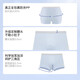 Like uu children's underwear boys girls underwear pure cotton type a medium and large children's boxer briefs developmental period primary school students' underwear 3 pairs of girls' briefs (white + blue + pink) 160