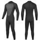 BLUE DIVE wetsuit for men 3mm fine embossed one-piece men's warm and wear-resistant fishing suit jellyfish suit surfing suit swimming and snorkeling 3mm black fine embossed XL