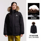 Camel down jacket new winter style for men and women, three-proof, thickened and warm, large fur collar jacket