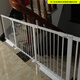 Starting point height (KIDGO) infant and child door guardrail children stair fence pet dog fence balcony living room kitchen partition railing white 74cm height add 140cm extension than the selected width