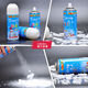 Jieyi Simulation Schneeflocke Künstliche Schneespray Dose weiß fliegende Schneespray Schneeflockenspray Festival Dekoration Hochzeitsversorgungen Schneeflockenspray 280ml*2
