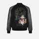 Evisu Winter Buddha Buddha Cabeza y gaviota Bordada Cabeza bordada 2EAHTM4JK7027RXYQ NEGRA S