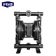 FGO pneumatic diaphragm pump high performance aluminum alloy + rubber diaphragm EGQBY-20L DN20 flow rate 2m3/h