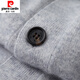 
Pierre cardin new cashmere knitted cardigan men's V-neck solid color youth sweater loose large size cardigan jacket dark gray S