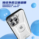 Blueo Blue Glass für Apple 16 Promax Mobile Case iPhone 16 Promax Mobile Case Legende Magnetic Saug Anti-Fall-Fingerabdruck Mobilfunkhülle [Xuanwu Black] iPhone 16 Promax