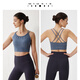 Partikelmanie Luftsportlinderin mittelschwere hochelastische Outdoor-Verschleiß-Yoga-Fitness Langweste 06851 695-Grad Blue Denim M.