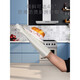 Miling Insulated Gloves Anti-scalding Silicone Kitchen Non-slip Insulated Oven Steamer Baking High Temperature Resistant Thickened Microwave Oven Cover A Five-Layer Thickened Anti-scalding 2 L Size + Food Clips