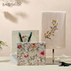 
Gem butterfly handmade Su embroidered silk scarf mulberry silk scarf cheongsam shawl female mother birthday gift box freelani fragrance