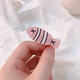 Jiaoxue Fiacry small fish bone hair clips 4 pack women's side bangs clip forehead one-word clip bb clip headwear