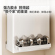 Shuaishi (shuaishi) gas water heater shield kitchen magnetic wall-mounted pipe storage rack to hide the ugly decorative cover hook hole board five-piece set 35*40*17-gun gray