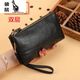 Kangaroo new fashionable wallet women's long double-layer zipper clutch large capacity soft leather mother change mobile phone bag royal blue