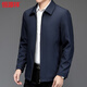 Hengyuanxiang executive jacket men's spring and autumn middle-aged men's business casual dad jacket middle-aged and elderly men's lapel top