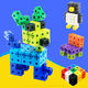 
Cute Tu digital square toy building blocks 1-100 children's assembly toys cube squares Montessori mathematical puzzle [box] 270 squares + drawings