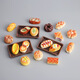 Xubeile mini mini ornements simulé jeu toys toys gâteau compteur de boulangerie snacks snacks house house supermarket cadeaux