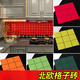 
XMSJ Kitchen Restaurant Hotpot Shop Green Yellow Orange Red Square Mosaic Tiles Nine Grid Colorful Ceramic Grid Wall Tiles Orange 97 9717M 3030