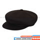 KANGOL Logo Casual Chlorofiber Fiber Beret Men and Women Fashion Trend Versatile Classic Black M Basic Packaging-No Box