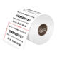 
Deli Coral Sea barcode label paper three thermal-proof label printing paper milk tea clothing electronic scale barcode paper self-adhesive printing paper 100*60mm-800 sheets/roll 1 roll/tube 12013