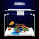 Sensen Small Fish Taping Landscaping Ornaments Set Farine Aquarium Decoration Rockery House Pavilion Bridge Boat Boat Fisherman Figure Animal 761B Pont à trois trous moyens (14,5 * 5,5 * 5cm)