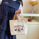 The next day, the Korean Bear canvas bag upgraded, increased, thickened, portable outing storage bag, mobile phone cosmetic bag [Three Bears] Increased price - 5 million sold, popular store products, sold 3 million sold