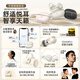 Edifier (EDIFIER) FitClip Ultra ear clip Bluetooth headset open wireless non-in-ear bone conduction concept 2025 new AI simultaneous translation noise reduction sports running music game white + magnetic absorption bag + order 10 yuan