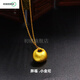 Chuxu Vietnam Sand Gold Necklace Women's Fat Blessing Small Gold Tuo Pendant Baby Lock Braided Rope 
