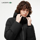 LACOSTE French crocodile women's warm mid-length drawstring goose down jacket | BF0698 031/black S /160
