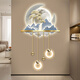 Drawing the modern light luxury entrance of the town, luminous decoration painting, three-dimensional corridor, corridor end LED wall light painting, new Chinese landscape painting, ZP3881 [Fulu Jinshan] Overall size: 80*132cm LED light painting (220V plug-in model + remote control) High-transparent acrylic + UV fine sculpture + three-dimensional physical metal lamp